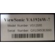 ViewSonic VA1926W-7 (Ессентуки)